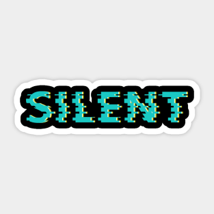 silent text Sticker